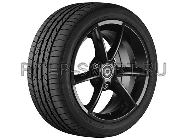 Диск колёсный литой Design 8, сдвоеный 3-х лучевой, чёрный, 15', OEM SMART