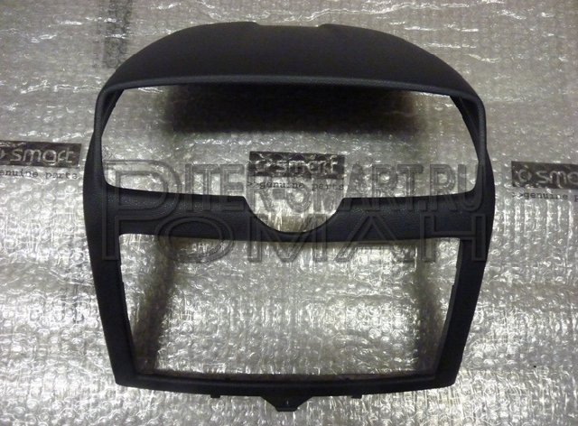 Накладка торпеды центральная (окантовка регулятора печки), 451, черная, OEM SMART